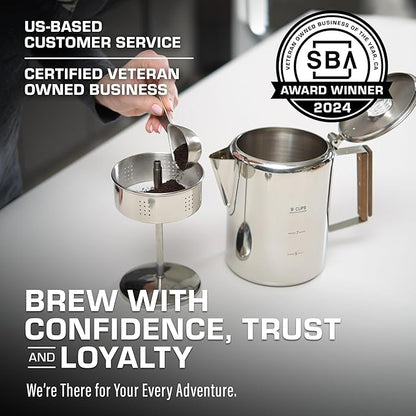 COLETTI Percolator Coffee Filters — Disc Coffee Filters For Percolators – For Bozeman, Butte, & Scoutmaster Camping Coffee Makers – Perfectly Tasteless, Mesh Filter [100 pack, Paper, 3.75”]