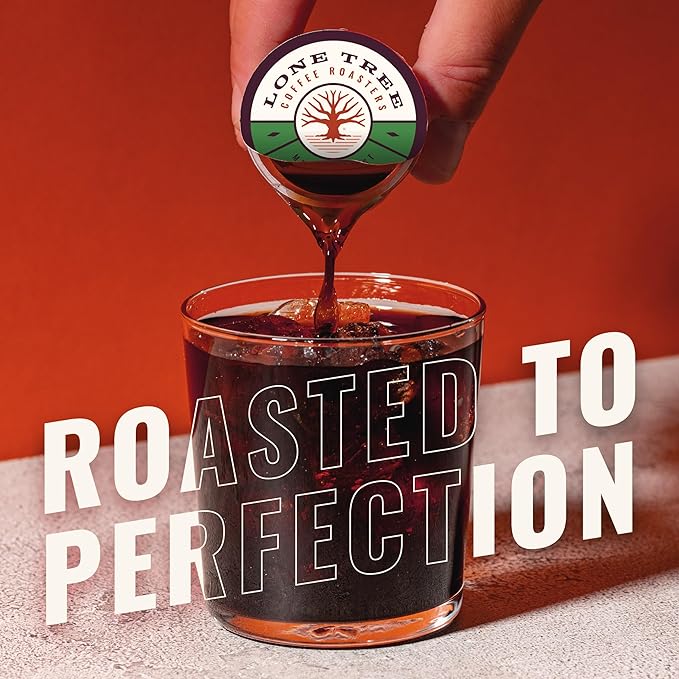 Lone Tree Single-Serve Coffee Pods – Premium 100% Arabica Liquid Concentrate – Smooth & Bold Decaf – 12 Pods – Ready Hot or Iced