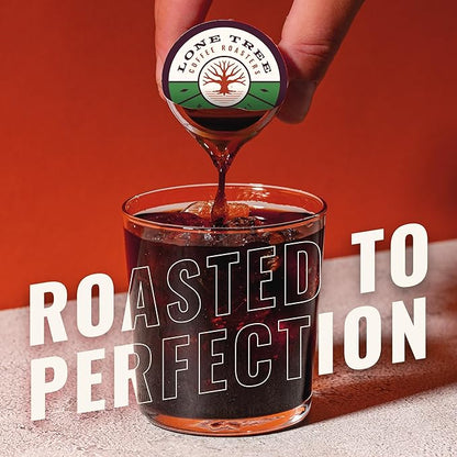 Lone Tree Single-Serve Coffee Pods – Premium 100% Arabica Liquid Concentrate – Smooth & Bold Decaf – 12 Pods – Ready Hot or Iced