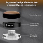 Load image into Gallery viewer, 51Espresso Distributor with Walnut Wood Top – 58mm Coffee Distribution Tool for Even Tamping – Adjustable Leveling Tool for Portafilters – Barista Espresso Accessories(51mm)