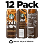 Load image into Gallery viewer, Starbucks Cold Brew Coffee, Salted Caramel Cream, 11 fl oz Cans (12 Pack), Premium Coffee Drink, Iced Coffee