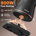 Load image into Gallery viewer, Stariver Gooseneck Electric Kettle, 0.8L Electric Tea Kettle Tea Pot, Pour Over Coffee Kettle with Stainless Steel Inner Lid &amp; Bottom, Water Boiler with Auto Shut Off and Boil Dry Protection, Black