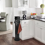 Load image into Gallery viewer, Knock Box for Espresso Grounds Commercial Floor-Standing Coffee Grounds Knock Box with Brush 18L Large Capacity Coffee Knockbox with Towel and Garbage Bags for Coffee Shops,Bar Home,Coffee lovers