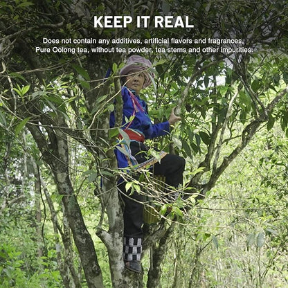 iTeaworld Tieguanyin-Green Oolong tea loose leaf - Natural Orchid Fragrance Authentic Fujian Anxi Tieguanyin 100g - Whole Tea leaves Oolong Tea for Health with 20 Empty Tea Bags, 3.5oz