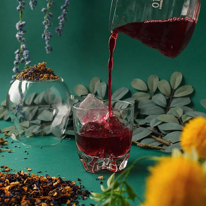 Organic Positively Tea Company, Coco Berry Mango, Herbal Tea, Loose Leaf, 16 Ounce