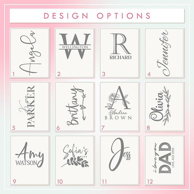 Be Burgundy Personalized Tumbler with Engraved Name - 12 Designs, 20 Oz Coffee Tumbler with Slider Lid, Purple, Double Wall Insulated - Gift for Mom, Women, Personalized Birthday Gift for Her