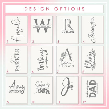 Be Burgundy Personalized Tumbler with Engraved Name - 12 Designs, 20 Oz Coffee Tumbler with Slider Lid, Purple, Double Wall Insulated - Gift for Mom, Women, Personalized Birthday Gift for Her