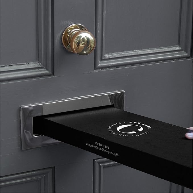 Cru Kafe Ristretto USDA Organic Espresso Coffee Capsules (10 Pods) Fairtrade Coffee Pods Compatible with Nespresso Original Line and Pixie Machines