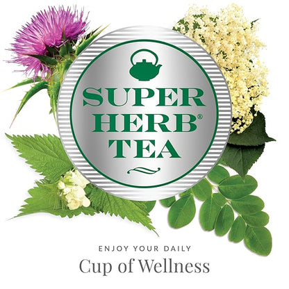 The Republic of Tea — Organic Moringa SuperHerb Tea Tin, 36 Herbal Tea Bags, Naturally Caffeine-Free