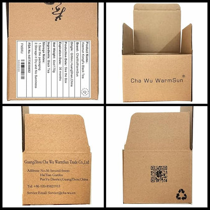 ChaWuWarmSun [A] Keemun KongFu Black Tea,6oz/170g,Kong Fu Tea Loose Leaf,Chinese QiMen HongCha