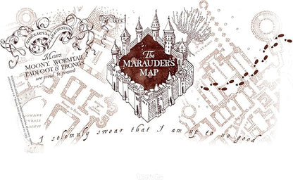 Tervis Harry Potter The Marauder's Map Made in USA Double Walled Insulated Tumbler Travel Cup Keeps Drinks Cold & Hot, 24oz, Classic