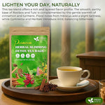 Load image into Gallery viewer, FreshDrinkUS, 30 Tea Bags Herbal Tea – Caffeine-Free Herbal Tea with Rooibos, Turmeric &amp; Hibiscus – Loose Leaf Blend for Daily Rituals and Clean Living – Vegan, No Additives