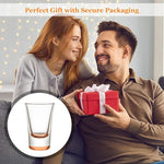 Load image into Gallery viewer, Ruckae 12 Pack 1oz Shot Glasses Set with Heavy Base Gradient Colorful Shot Glasses Bulk for Vodka Tequila Whiskey Liquor