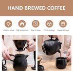 Load image into Gallery viewer, Pour Over Coffee Maker Set Ceramic Coffee Dripper Set with 80 Count Paper Coffee Filters, 21 Ounces