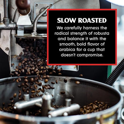 Death Wish Coffee, Organic and Fair Trade, Light Roast Coffee Pods (50 Count)