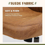 Load image into Gallery viewer, High Back Office Chair,Modern Swivel Office Chair,Brown Suede Fabric Gaming Chair,Height Adjustable Home Office Desk Chair with Lumbar Support