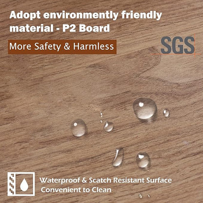 PHI VILLA End Table Living Room Set of 2, Farmhouse Bed Side Table Nightstands for Bedroom, Ivory White Small Side Table