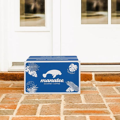 Manatee Gourmet Coffee Single Serve Pods for Keurig 2.0 K Cup Brewers Island Dark Roast, 12 Count, Pack of 6