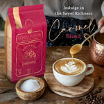 Load image into Gallery viewer, Caramel Flavored Whole Bean Coffee – 100% Arabica, Single Origin, Medium Roast, Naturally Sweetened, Velvety Smooth Flavor – by Coffea Flavor