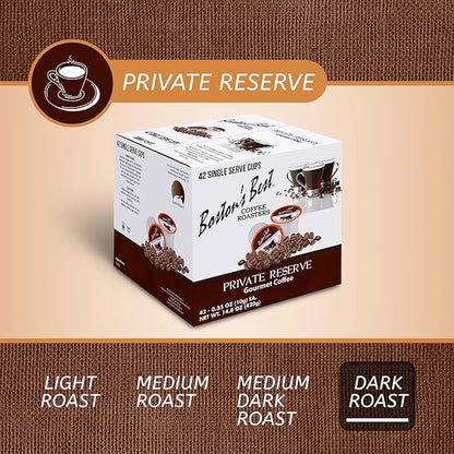 Boston's Best Single Serve K-Cup Coffee, Private Reserve, 42 Count (Compatible with 2.0 Keurig Brewers)