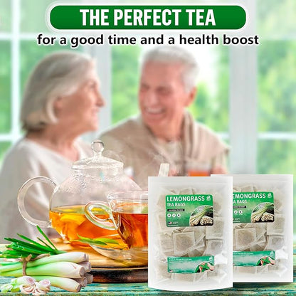 TeaDreamTea Lemongrass 400 Tea Bags - Supports Healthy Digestion - Premium Quality Herbal Tea - Caffeine Free Tea - Enjoy It Hot Or Cold Bulk Tea Bags with Refreshing Herbal TeaNeed