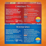 Load image into Gallery viewer, Twinings Holiday Variety Pack Tea Bags, Christmas Tea and Winter Spice, 20 Count (Pack of 4), Enjoy Hot or Iced