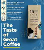 Load image into Gallery viewer, Colombian Ground Coffee Medium Dark Roast Low Acid Smooth Bold Rich Taste With Chocolate Sweet Notes Arabica Single Origin High Altitude Fresh Roasted Premium Espresso Gift Artisan Gourmet Flavor 12oz