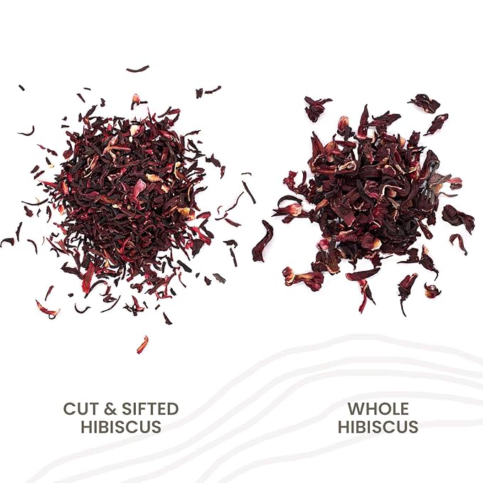 MagJo Naturals, Hibiscus Flowers 1LB (16 Oz) Hibiscus tea cut & sifted flowers, Flor de Jamaica