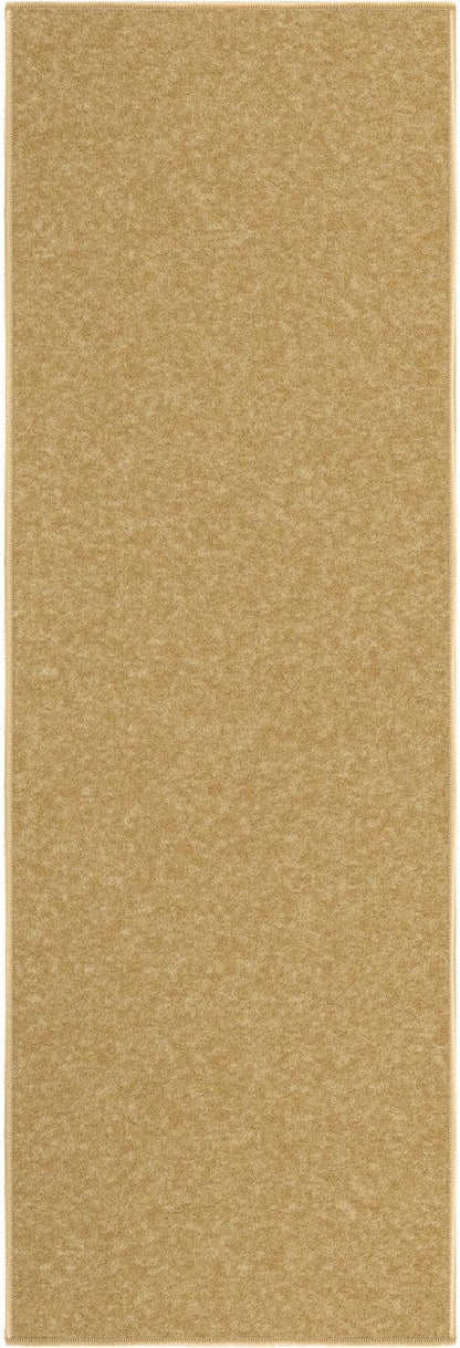 Ottomanson Hallway Runner Rug 20" x 59" Non Slip Solid Area Rugs Easy to Clean Laundry Rug Runner Durable & Pet Friendly Floor Carpet Runners for Hallways Entryway Living Room Kitchen, Beige