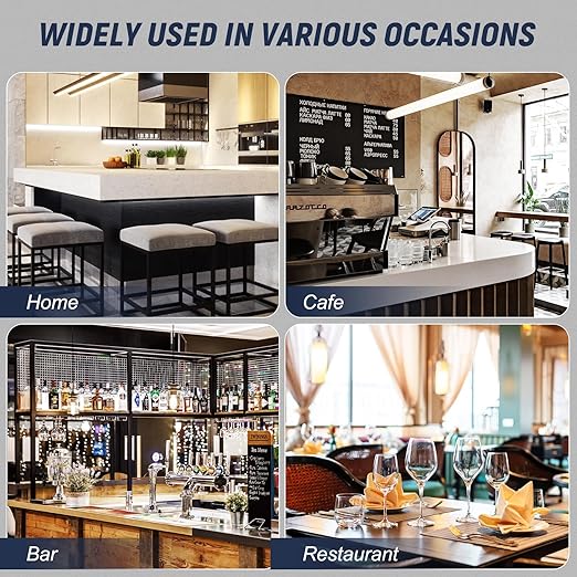 100LBS/24H High Output - Commercial Under Counter Ice Maker with 30LBS Storage - Built-in/Freestanding Design, Self-Cleaning & 24H Timer - for Home Bars Outdoor