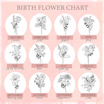 Load image into Gallery viewer, Birthday Gifts for Women, Personalized Tumblers with Birth Flower and Name, 10 Colors - 20 Oz, Skinny Tumblers for Women