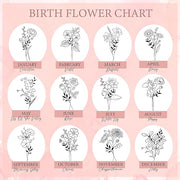 Birthday Gifts for Women, Personalized Tumblers with Birth Flower and Name, 10 Colors - 20 Oz, Skinny Tumblers for Women