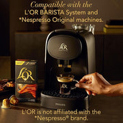 L'OR Espresso Capsules, 80 Count Ristretto, Single-Serve Aluminum Coffee Capsules Compatible with the L'OR BARISTA System & *Nespresso Original Machines, 80 Count (Pack of 8)