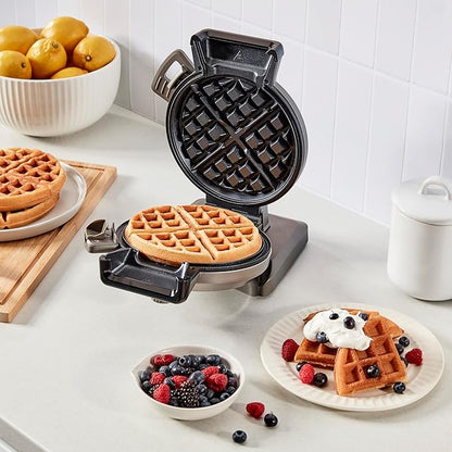 Cuisinart Belgian Waffle Maker, Vertical Iron, Silver, WAF-V100P1