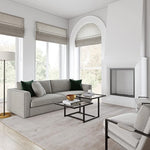 Load image into Gallery viewer, Henn&amp;Hart 43" Wide Square Coffee Table in Blackened Bronze, Modern coffee tables for living room, studio apartment essentials