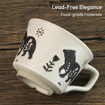 Load image into Gallery viewer, Ceramic Coffee Mug, 12 oz Novelty Unique Teacup with Handle, Stoneware Cup for Tea Mocha Latte Cappuccino Espresso (Bear)