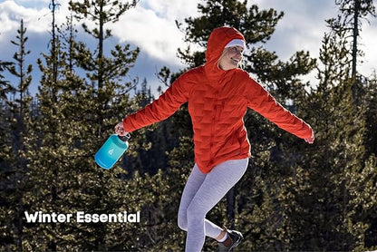 HYDRO CELL Stainless Steel Insulated Water Bottle with Straw - For Cold & Hot Drinks - Metal Vacuum Flask with Screw Cap and Modern Leakproof Sport Thermos for Adults (Teal/Blue 64oz)