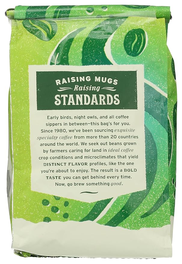 Whole Foods Market, El Volcan Light Roast Ground Coffee, Mandarin Orange, Honey & Brown Sugar, 12 Ounce