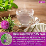 Load image into Gallery viewer, FreshDrinkUS, Premium 75 Milk Thistle Tea Bags, 100% Natural &amp; Pure from Milk Thistle Seeds. Milk Thistle Seed Herbal Tea. Made with Natural Material Tea Bags. No Sugar, No Caffeine, No Gluten, Vegan.