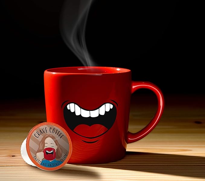 Crave Beverages Chocolate Hazelnut Creme Coffee Pods for Keurig K Cup Brewers, 40 Count