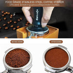 Load image into Gallery viewer, 22 PCS Espresso Accessories Kit, 58mm Spring Loaded Calibrated Espresso Coffee Tamper Set with Tamper Mat, WDT Tool, Latte Art Kit, Frothing Pitcher and Towel for Coffee Making (58mm)