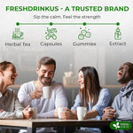 Load image into Gallery viewer, FreshDrinkUS, Super Soursop Herbal Tea – 60 Tea Bags | Soursop, Ginger, Turmeric, Lemongrass, Cinnamon, Black Pepper &amp; Peppermint | Caffeine-Free, Natural Flavor, Plant-Based Blend | Sugar-Free