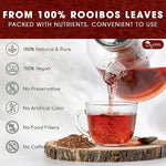 Load image into Gallery viewer, TOG999, 135 Premium Red Rooibos Tea Bags, 100% Natural &amp; Pure from Rooibos Tea Leaves. Loose Leaf Rooibos Herbal Tea. Made with Natural Material Tea Bags. No Sugar, No Caffeine, No Gluten, Vegan.