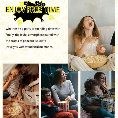 Vintage Popcorn Machine with Cart, 12oz Popper Stainless-Steel Kettle & Warming Light, Makes Up to 60 Cups, Ideal for Family Gatherings, Movie Theaters & Amusement Parks, Black&Gold