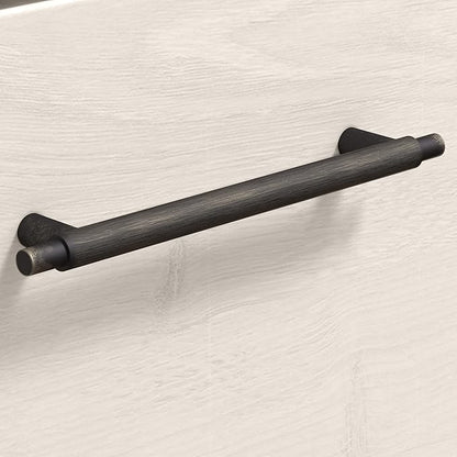 Bush Furniture Key West Coffee Table with Storage in Linen White Oak