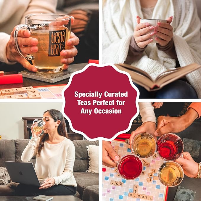 Tiesta Tea - Ceylon Orange Pekoe Black Tea, Loose Leaf, Single Origin Premium from Sri Lanka, Pure Unblended High Caffeinated, Hot or Iced & Brews Up to 200 Cups, 16oz Resealable Bulk Pouch