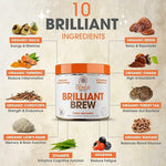 Load image into Gallery viewer, The Genius Brand Genius Brilliant Brew - Natural Coffee Substitute for Clear Thinking, Energy &amp; Immune Support - No Crash or Jitters - Powered by Nootropics - Non-GMO - 30 Servings - Sweet Cocoa