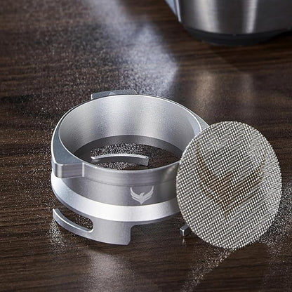 54mm Espresso Tamper Kit For Breville Espresso Machines Includes Bottomless Portafilter, Leveling Tool, Coffee Tamper, WDT Tool, Dosing Funnel and Puck Screen Set