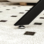 Load image into Gallery viewer, Oval Coffee Table Modern Living Room Table with Tempered Glass Top and Black Metal Legs Contemporary Stylish Center Table Tea Table for Living Room Office