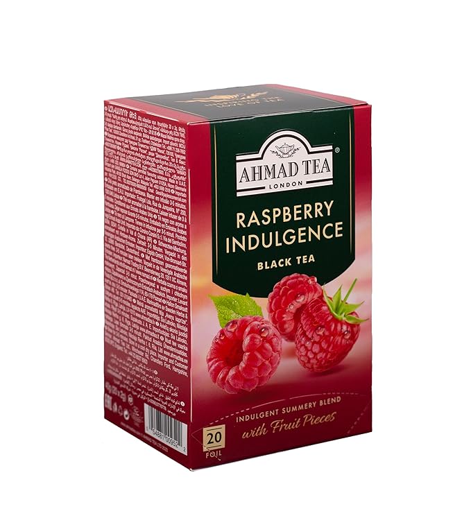 English Teas, "Raspberry Indulgence Black Tea" - Tagged and Aluminium Foil En...